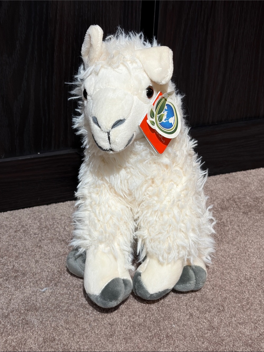Wild Republic Plush White Llama Stuffed Animal Toy 12 inch with Tags